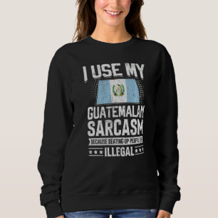 Sudadera Recuerdos de la bandera de Guatemala para hombres