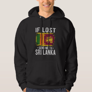 Sudadera Recuerdos de la bandera de Sri Lanka - Si se pierd
