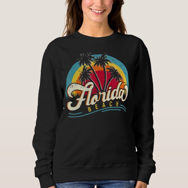 Sudadera Recuerdos de vacaciones de Florida Beach (Anverso)