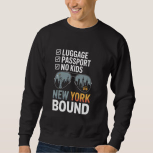 Sudadera Recuerdos de viaje de vacaciones a la ciudad de Nu