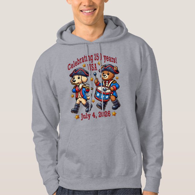 Sudadera Recuerdos del 250º aniversario de EE.UU. - Patriót (Anverso)