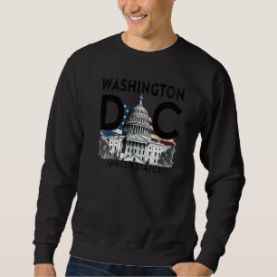 Sudadera Recuerdos Regalos Hombres Washington DC Capitol Hi