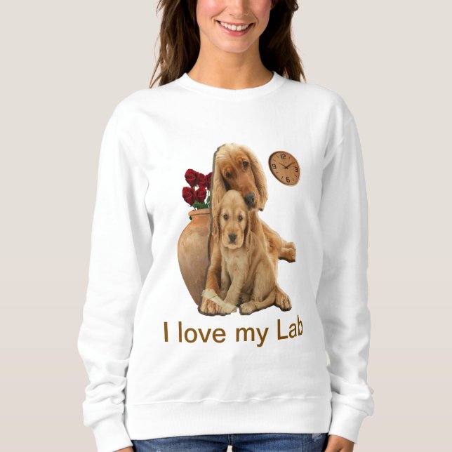 Sudadera Recuperador de Labrador (Anverso)