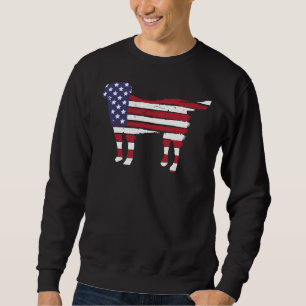 Sudadera Recuperador de Labrador Negro Patriota Laboratorio