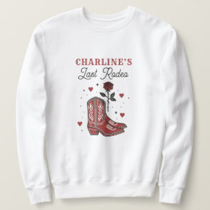 Sudadera Red Boots Última semana de Bachelorette en Rodeo