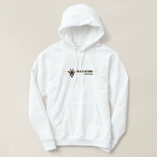 Sudadera Red de cabras - Hoodie de pullover blanca