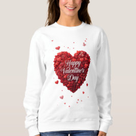 Sudadera Red Heart Happy Valentine’s Day Romantic Gift