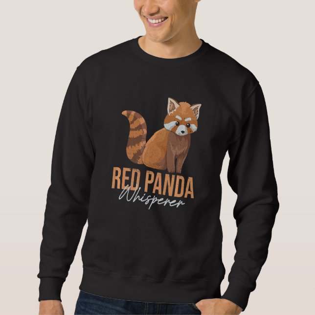 Sudadera Red Panda Whisperer For A Red Panda Zoo Keeper (Anverso)