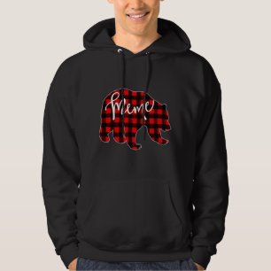 Sudadera Red Plaid Meme De Oso Que Coincide Con La Familia 