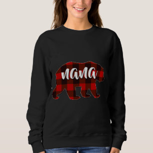Sudadera Red Plaid Nana Buffalo Familia Matanza Abuela Chr