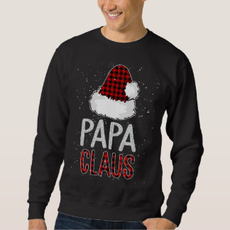 Sudadera Red Plaid Papa Claus Design - Funn Familiar Coinci