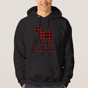 Sudadera Red Plaid Scottie Perro Lover Navidades coincident