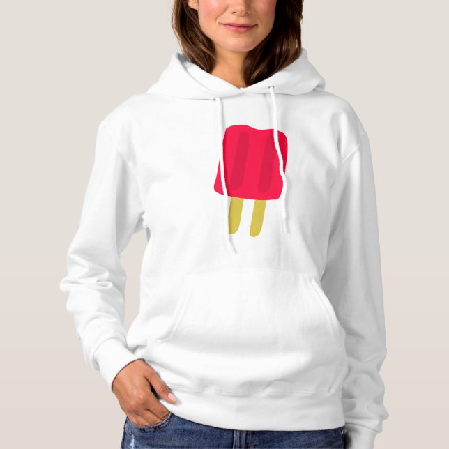 Sudadera Red Popsicle Womens Hoodie (Anverso)