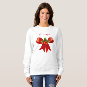 Sudadera Red Ribbon Bow Holly Thunder_Cove