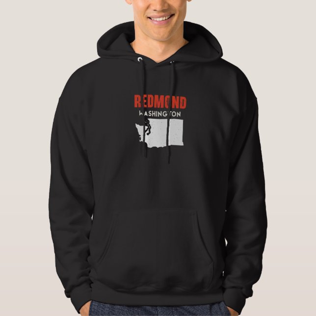Sudadera Redmond Washington USA State America Travel Washin (Anverso)