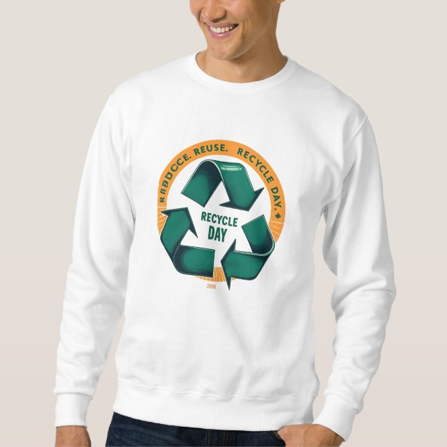 Sudadera Reduce Reuse Recycle Eco Tee (Anverso)