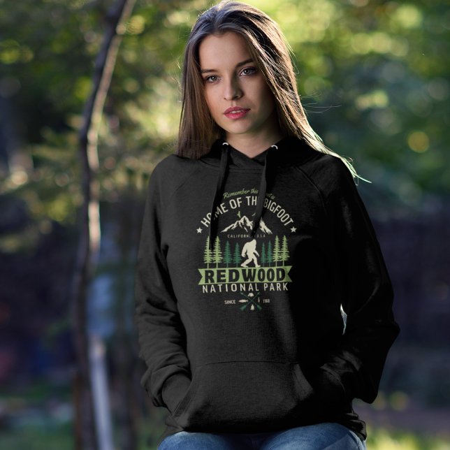 Sudadera Redwood National Park California Bigfoot Home (Subido por el creador)