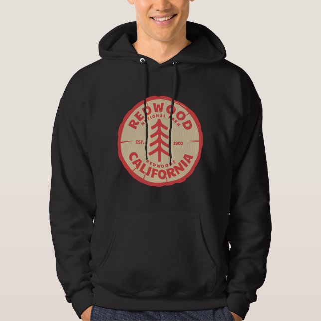 Sudadera Redwood Trees in the National Forest (Anverso)