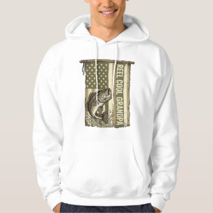 Sudadera Reel Cool Abuelo Diseño de Camiseta de Pesca de Lu