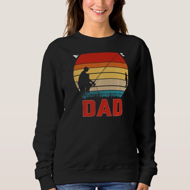 Sudadera Reel Cool Dad Fishing Gigging Hook Buzzbait Papa D (Anverso)