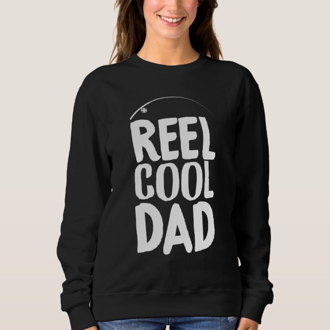 Sudadera Reel cool papá fisher diseño gráfico más divertido (Anverso)