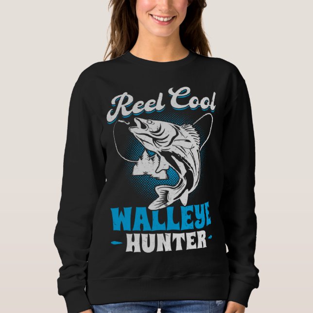 Sudadera Reel Cool Walleye Hunter (Anverso)