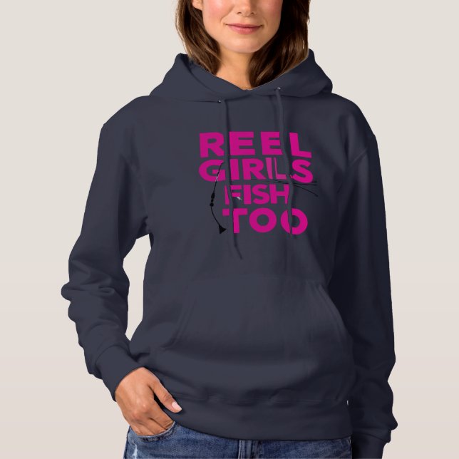 Sudadera Reel Girls Fish Too – Women’s Hoodie (Anverso)
