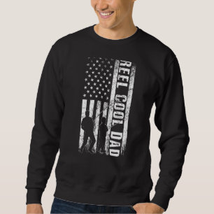 Sudadera Reel Guay Dad Fish American Flag Fisher Dad Fat