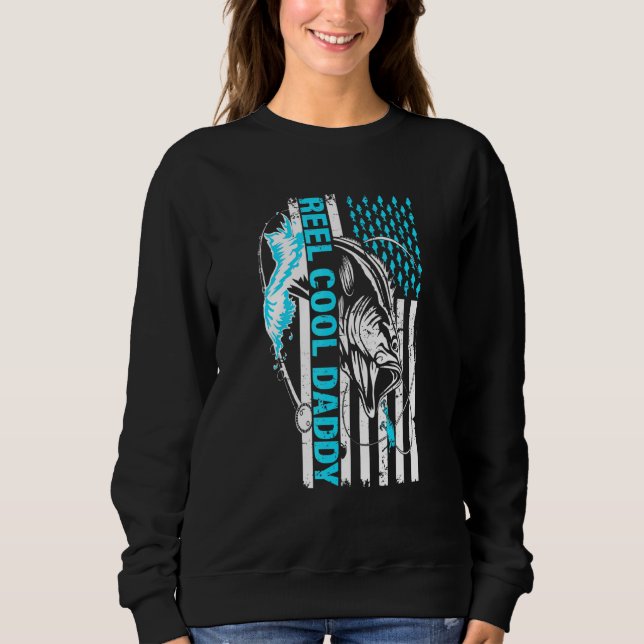 Sudadera Reel Guay Daddy Pescador Padre Padres Día Pescador (Anverso)