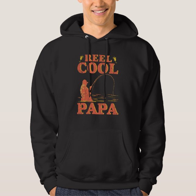 Sudadera Reel Guay Papa Fishing Lover Dad Birday Gag (Anverso)