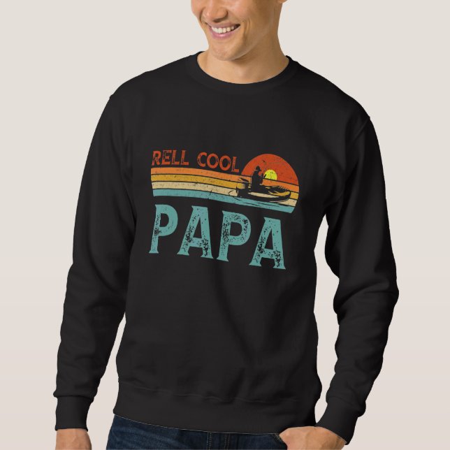 Sudadera Reel Guay Papa Retro Fishing Day (Anverso)