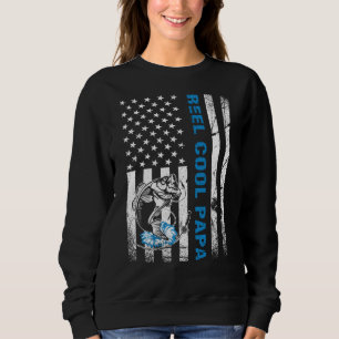 Sudadera Reel Guay Papa Vintage La Bandera Estadounidense E