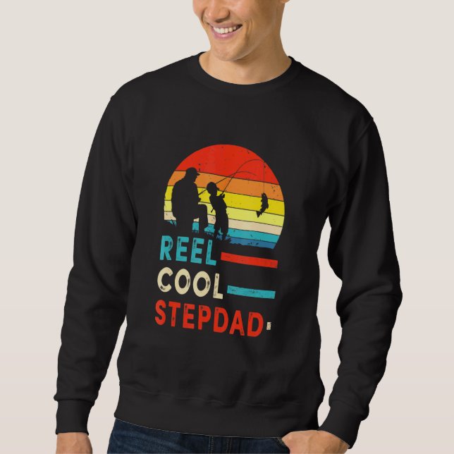 Sudadera Reel Guay Stepdad Padres Día Pescando Papá (Anverso)
