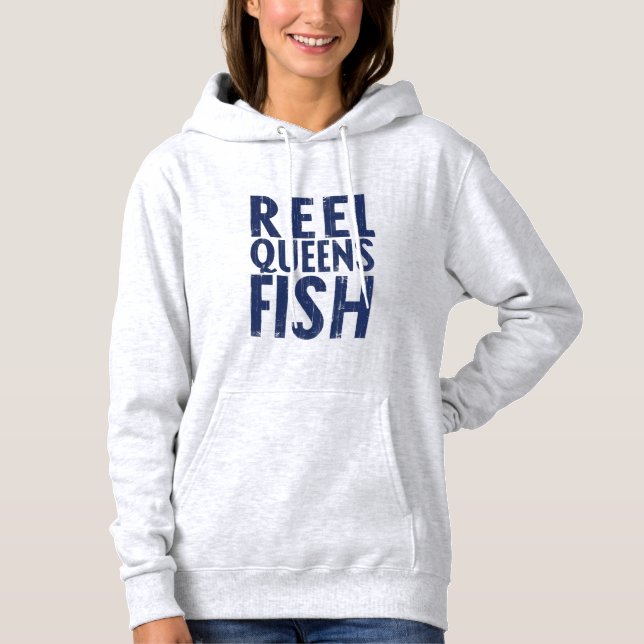 Sudadera Reel Queens Fish – Women’s Hoodie (Anverso)