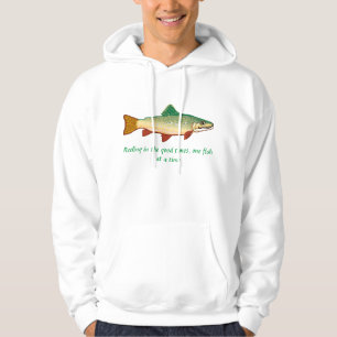 Sudadera Reeling en los buenos tiempos, un pez a la vez -
