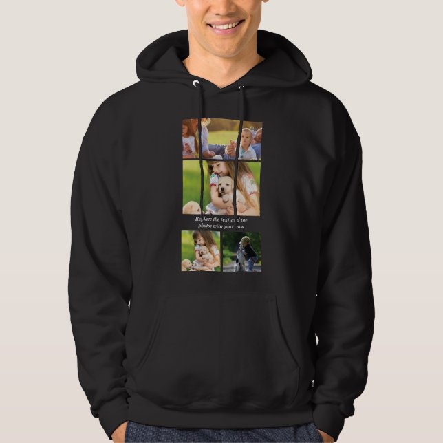 Sudadera Reemplazar texto y fotos con el suyo (Anverso)