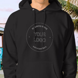 Sudadera Reemplazo de logotipo editable y nombre comercial