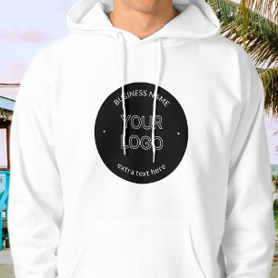 Sudadera Reemplazo de logotipo editable y nombre comercial