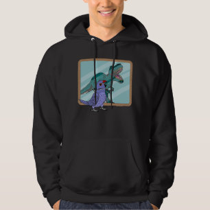 Sudadera Reflexión de loro y rex violé cuello de ringú indi