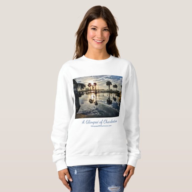 Sudadera Reflexiones de la camiseta de Charleston -- (Anverso completo)