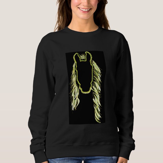Sudadera Reflexiones soleadas de un caballo (Anverso)