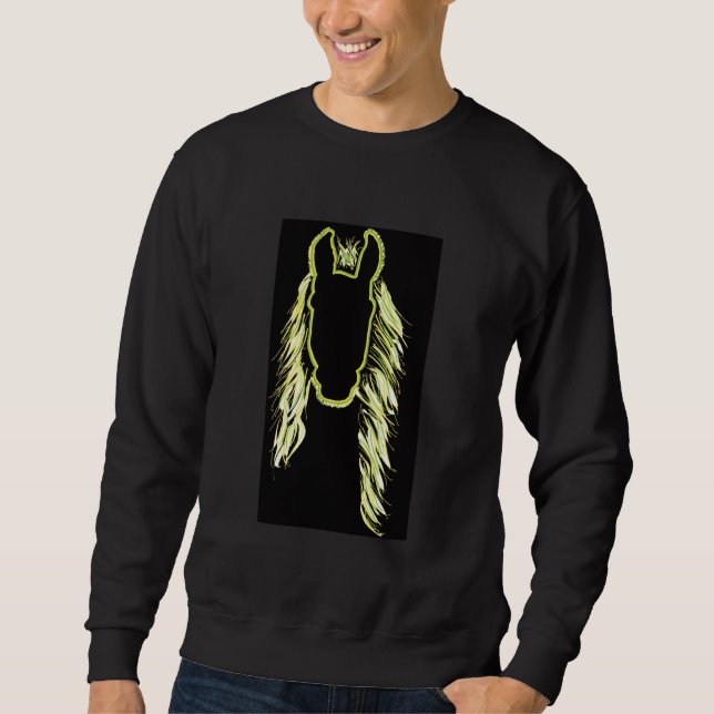 Sudadera Reflexiones soleadas de un caballo (Anverso)