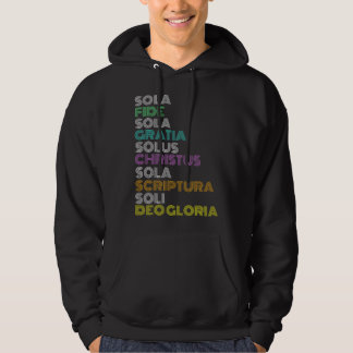 Sudadera Reformado Cristiano Cinco 5 Solas Día de la Reform