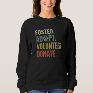 Sudadera Refugio de Animales Rescatados Adoptar Voluntario 
