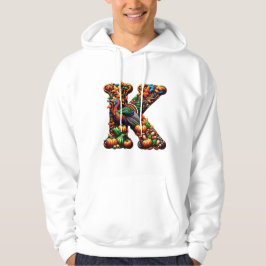 Sudadera Regalo de Acción de Gracias para la letra k