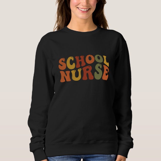 Sudadera Regalo de Agradecimiento a la Enfermera Escolar (Anverso)