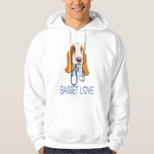 Sudadera Regalo de Amante de Perro Cachorro Basset Hound de