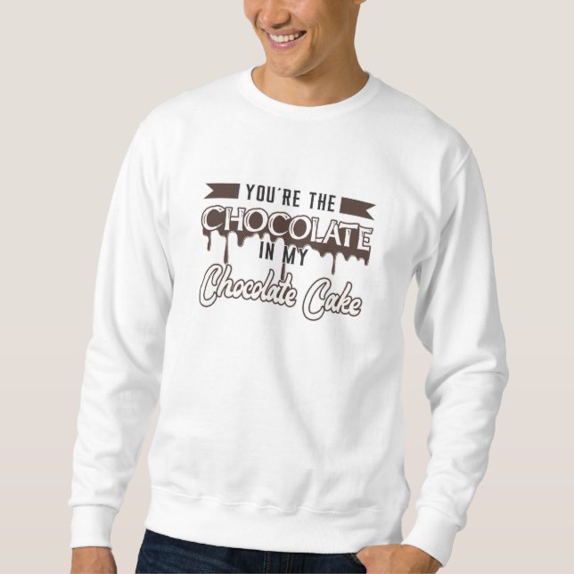 Sudadera Regalo de amor dulce de cacao dulce de chocolate D (Anverso)