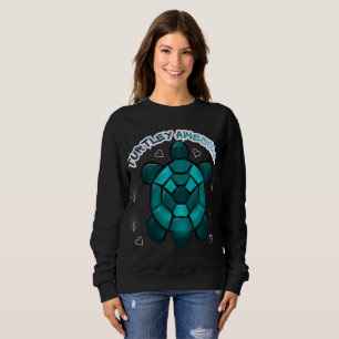 Sudadera Regalo de animal divertido y tortuga linda persona
