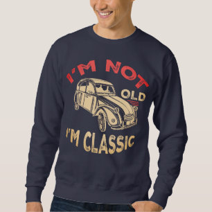 Sudadera Regalo de Auto Retro, Amante de Autos Clásicos Div